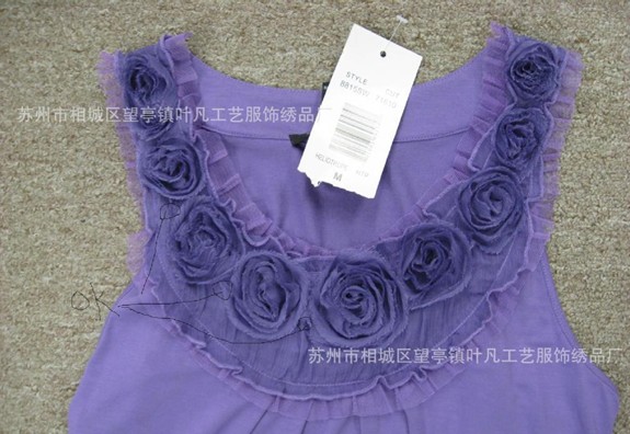 機繡水溶領(lǐng)花胸花